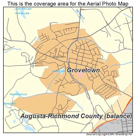 Grovetown, GA Map & Directions .